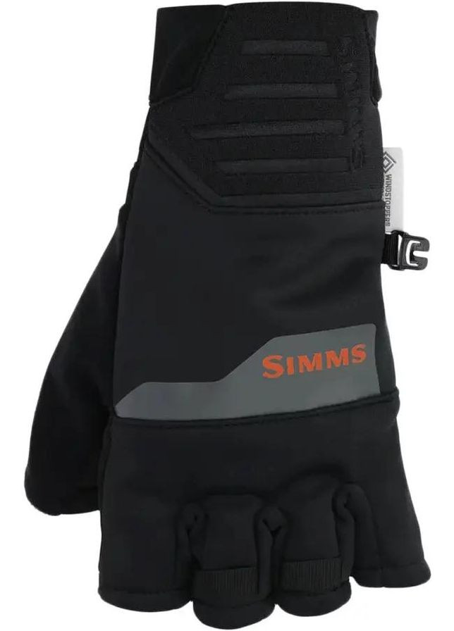 Перчатки из Gore-Tex Windstopper Half Finger Glove Black Simms (341540366)