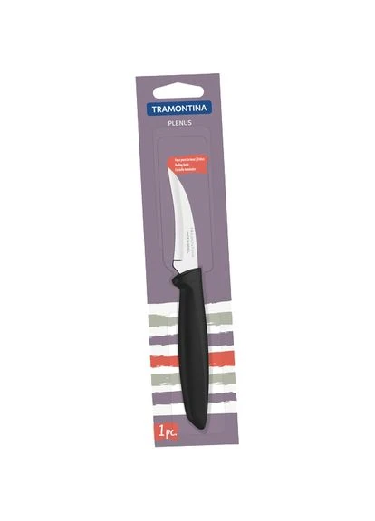 Ніж для чищення Plenus 7.6 см Black (23419/103) Tramontina (315687763)