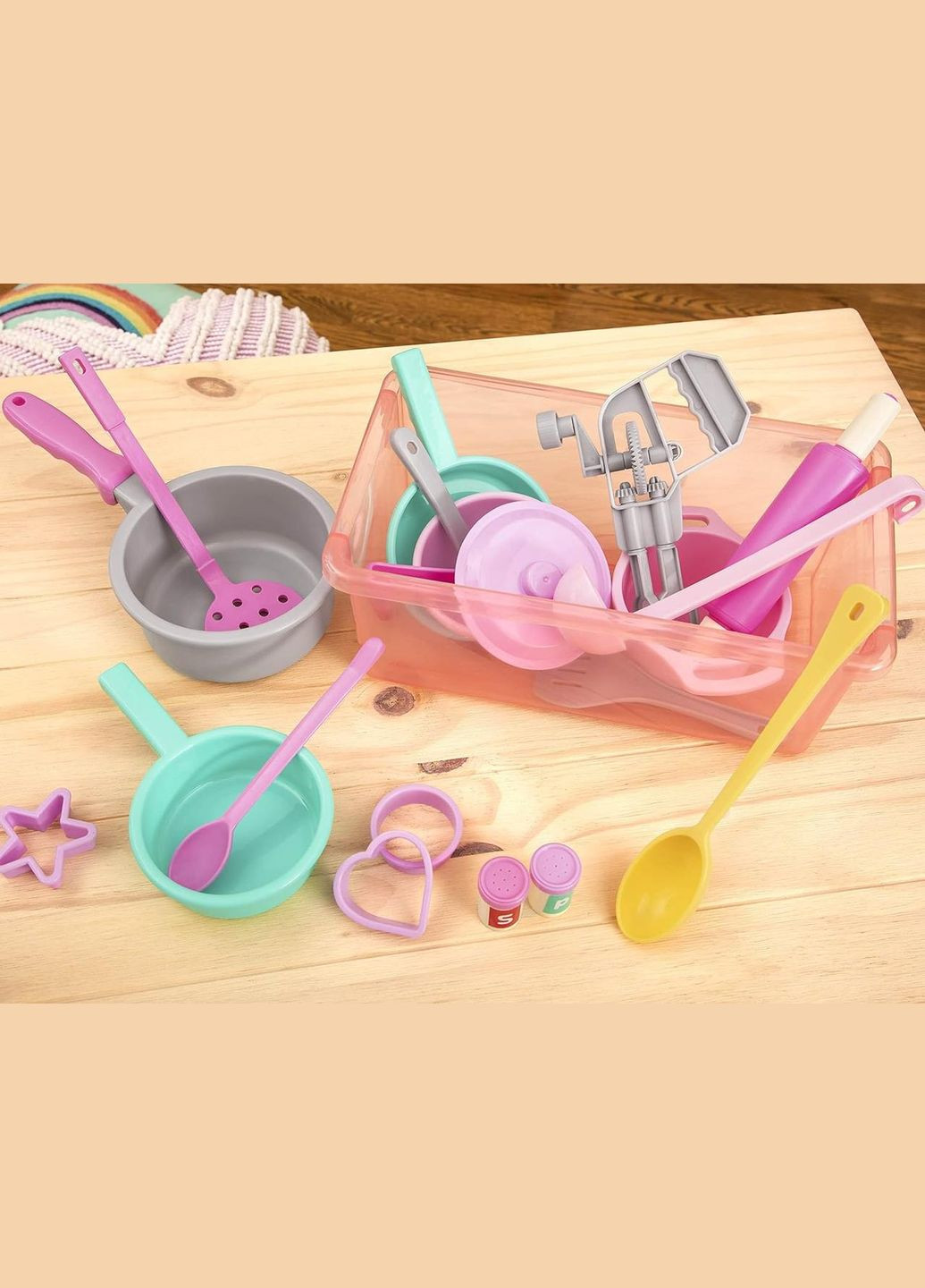 Ігровий набір кухаря Play Circle — посуд для готування і випічки, 21 предмет Battat (338425596)