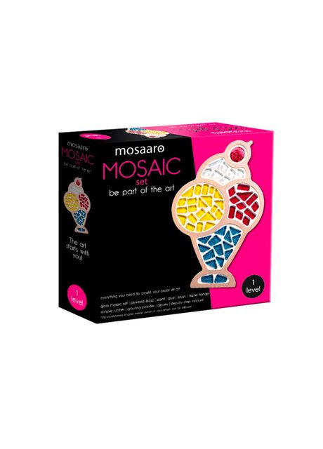 Набор стеклянной мозаики Хрустальное стекло Мороженое (MA1003) Mosaaro (370968356)