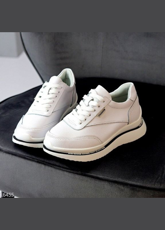 Кожаные женские кроссовки, кроссовки деми KDSL Tower белые демисезоны (315454456)