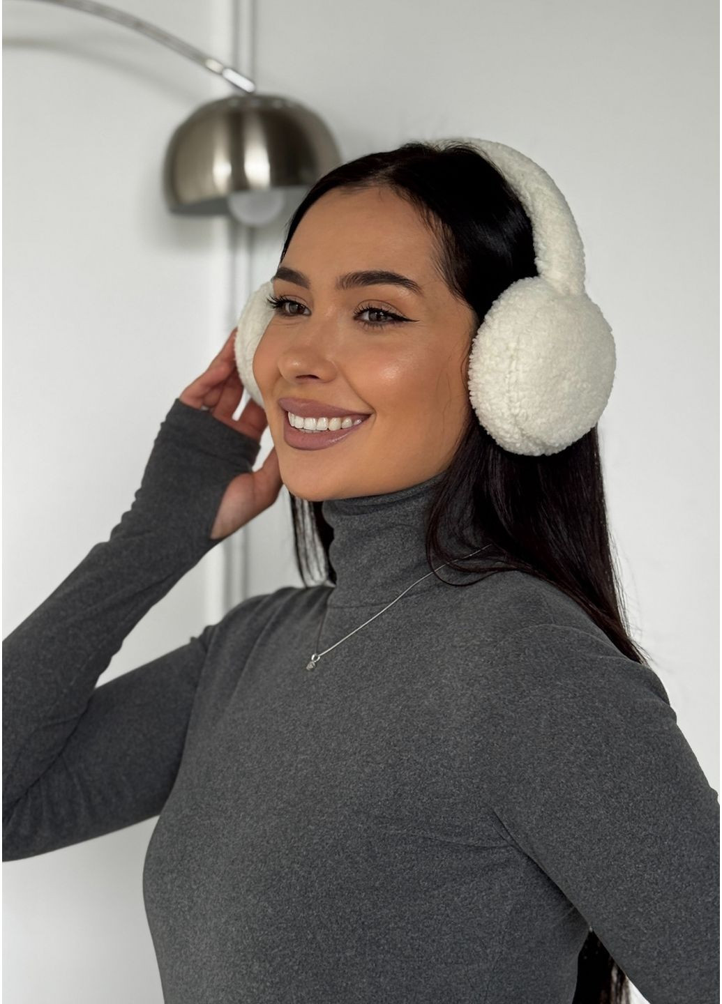 Зимние наушники женские из экомеха InFashion Навушники (366436680)