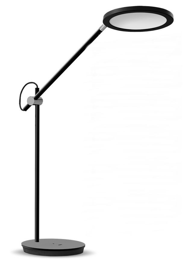 Світлодіодна настільна лампа VLTF15B 20W 4100K з природним кольоропередаванням, управлінням жестами і нічником, чорна Videx (282312690)