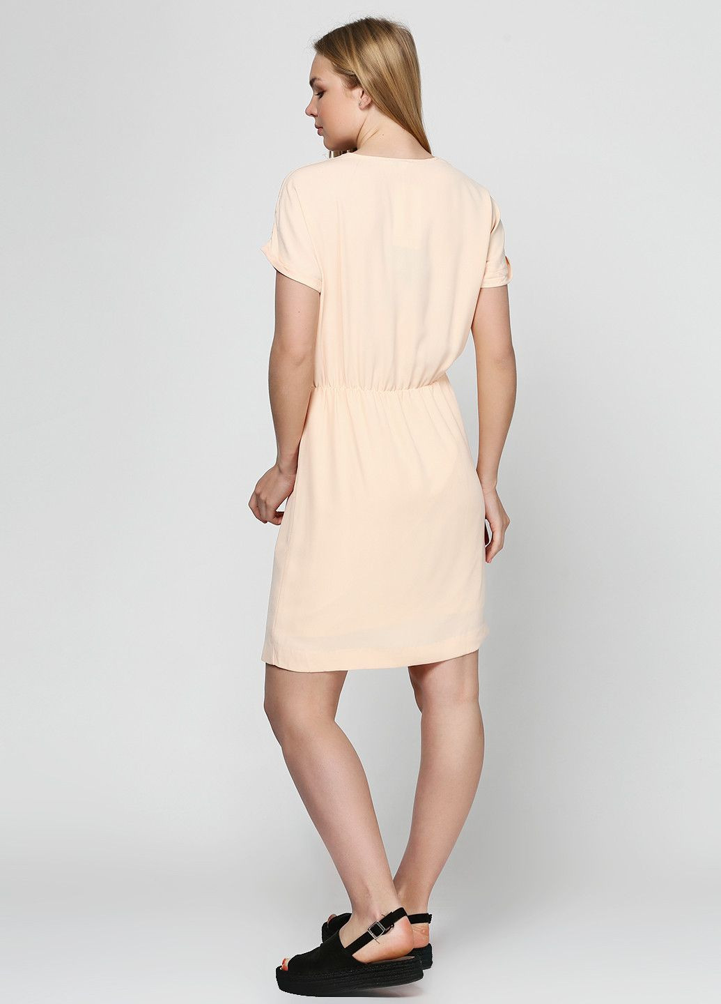 Персиковое повседневный платье персиковый 27 Quai De Seine