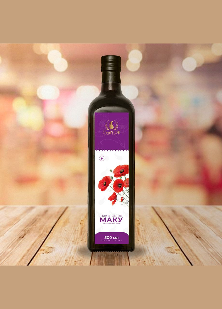 Масло маковое 500 мл CraftOil Atak (307930148)