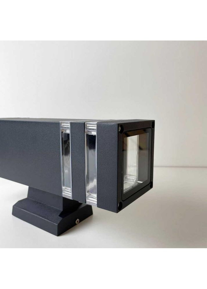 Світильник фасадний TETRIS-2D 2х40Вт E27 IP44 чорний ( 500220 ) Violux (365651528)