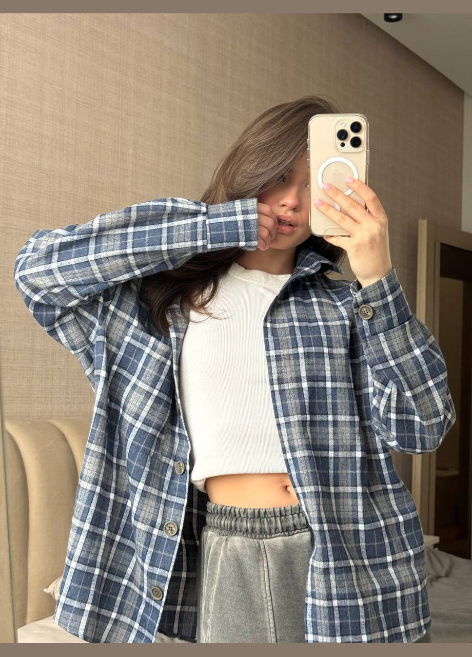 Жіноча картата сорочка No Brand (325417724)