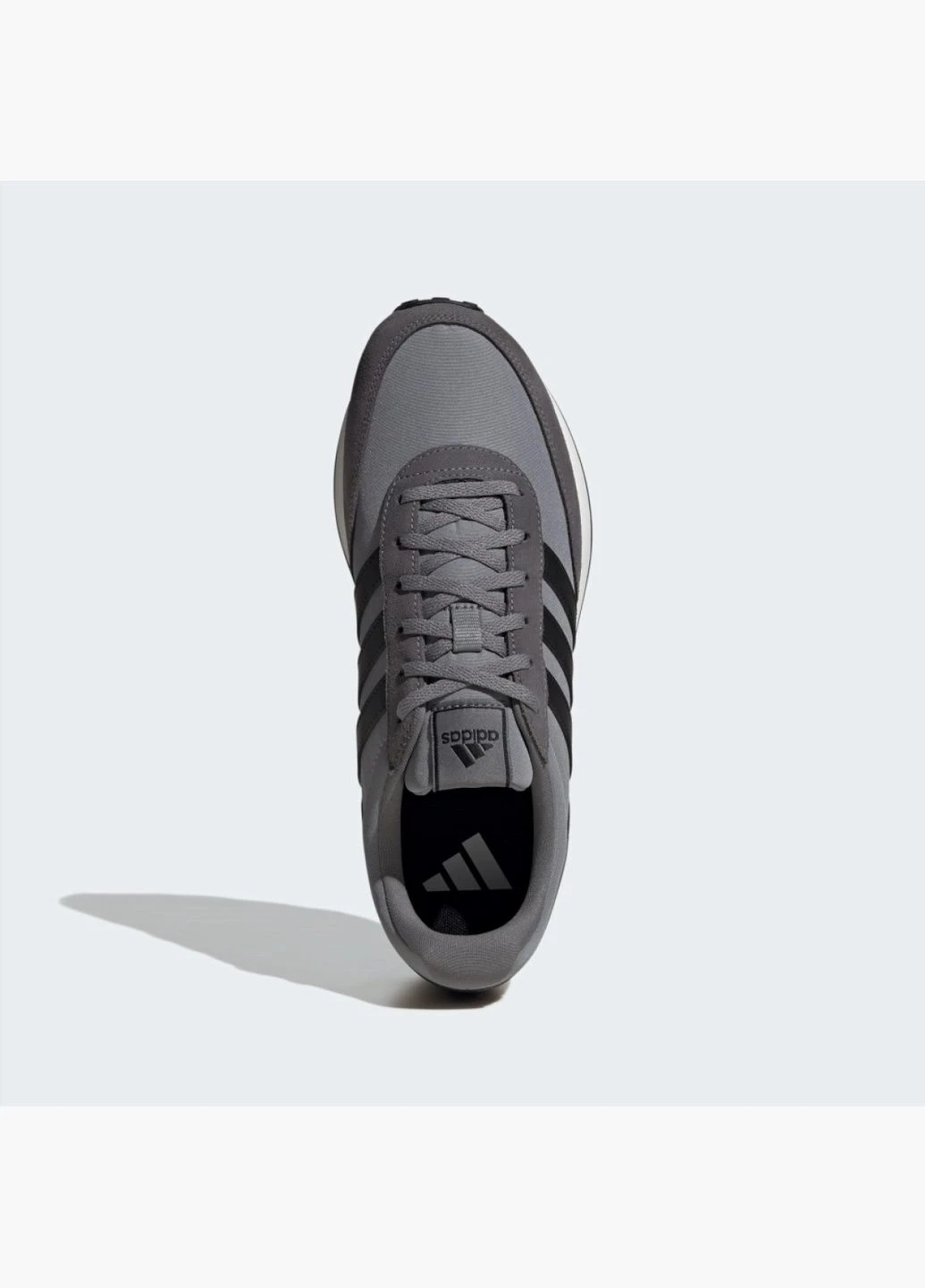 Серые кроссовки мужские run 60s 3.0 grey ie3827 adidas