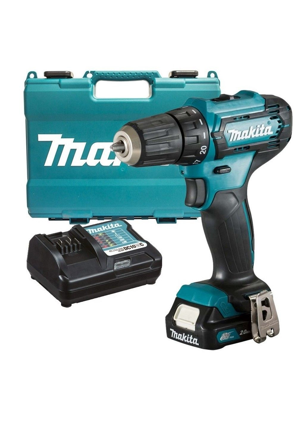 Шуруповерт аккумуляторный DF333D BEO1 (30 Нм, 0.8-10 мм, CXT) Makita (315598611)