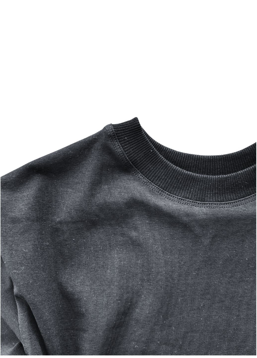 Чорна літня костюм дитячий littlejoys шорти та футболка оверсайз чорний No Brand Joys