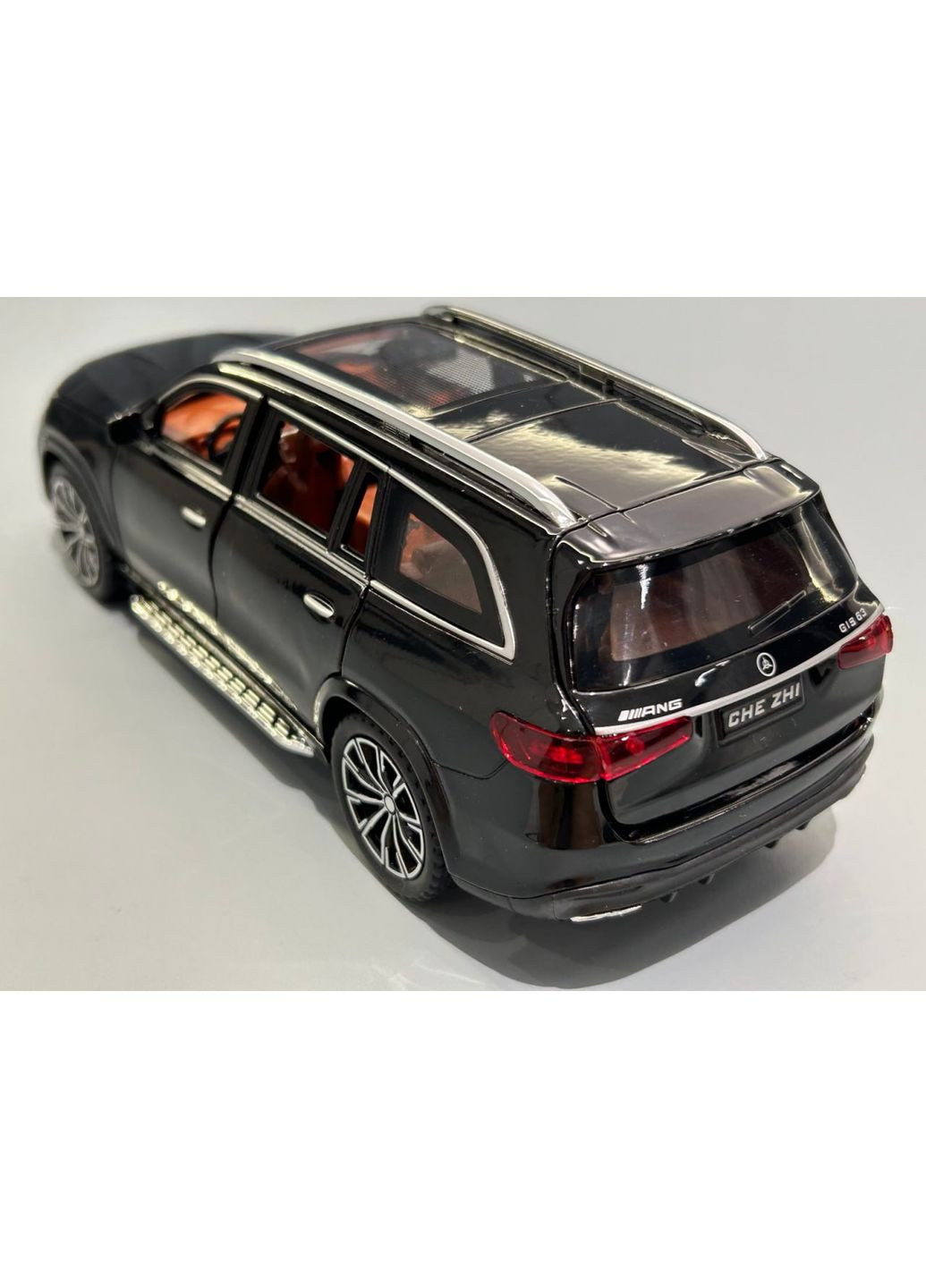 Машинка металлическая АвтоЭксперт Mercedes-Benz GLS 1:24 свет/звук Черная (GT-1076) No Brand (367726132)