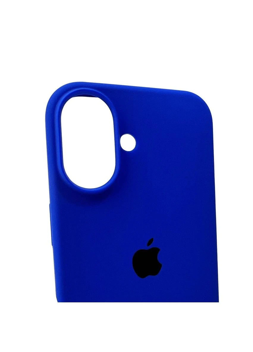 Силіконовий чохол для iPhone 16 Shiny Blue No Brand (306549141)