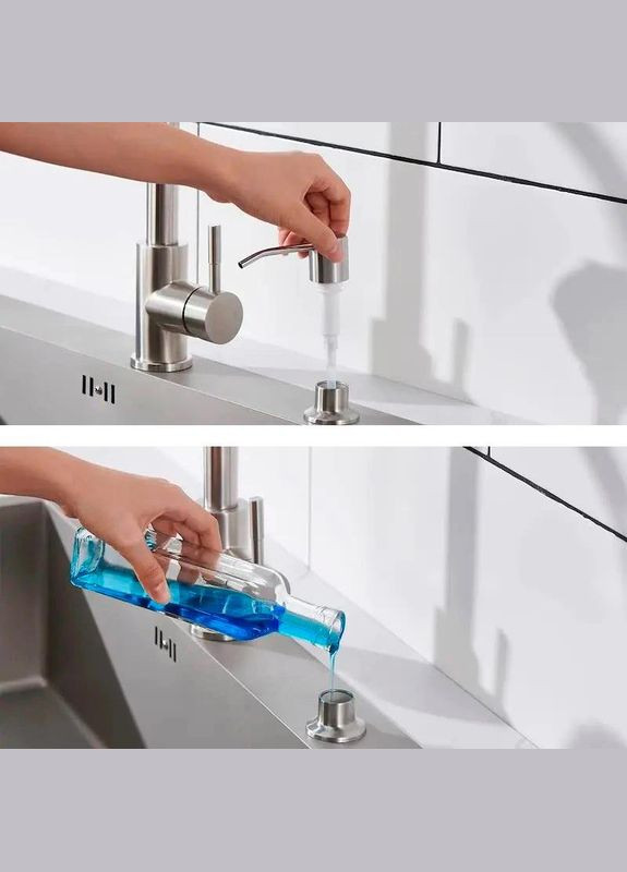 Мийка кухонна з нержавіючої сталі DS50778-1LNB 780*490*230 Left (Nano Black) Dusel (316720449)