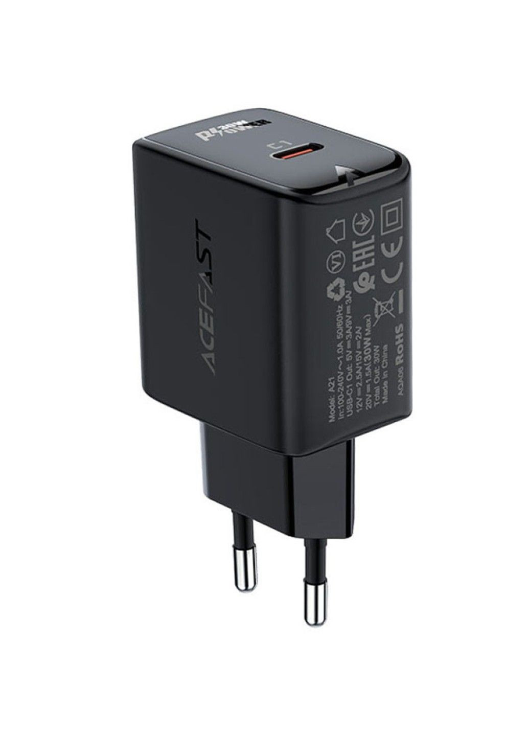 МЗП A21 30W GaN single USB-C Acefast (291881633)