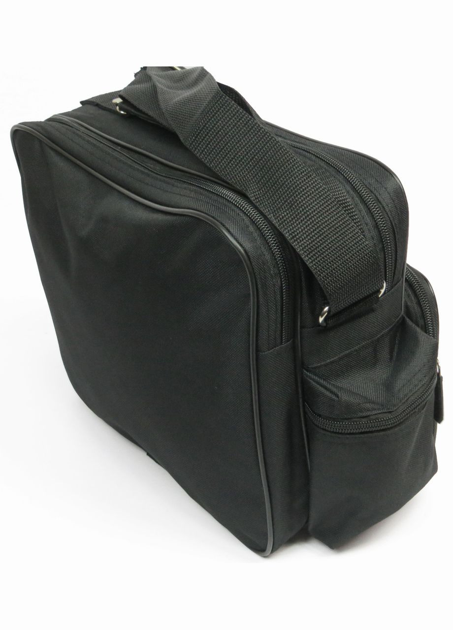 Мужская городская сумка из полиэстера 2440 черная Wallaby (297644192)