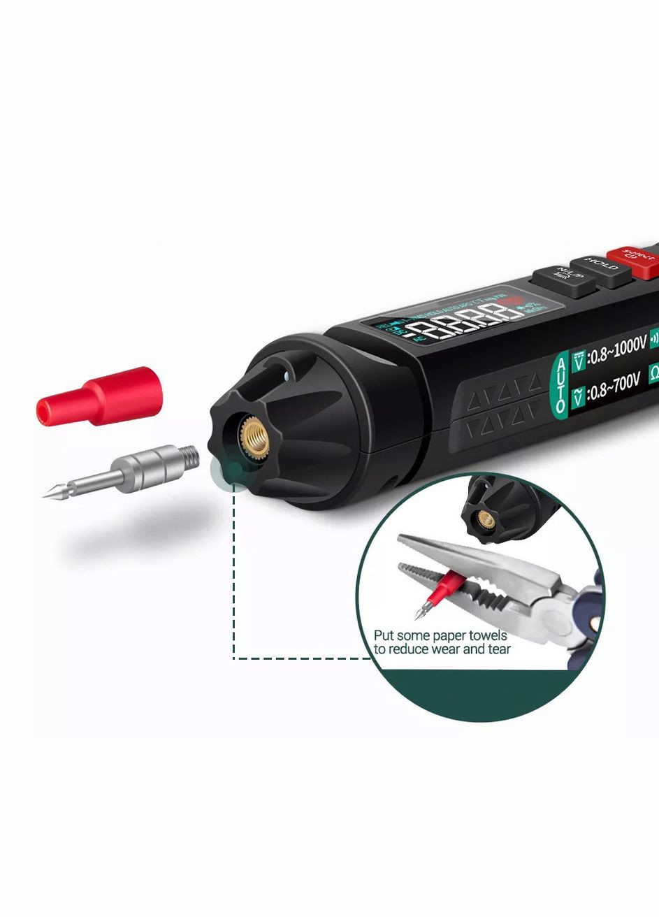 Ультра компактний багатофункціональний цифровий мультиметр ручка A3008 6000 відліків Aneng (303401421)