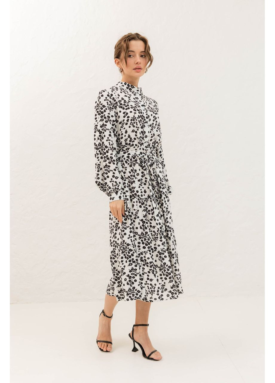 Белое белое платье в цветочный принт Seventeen