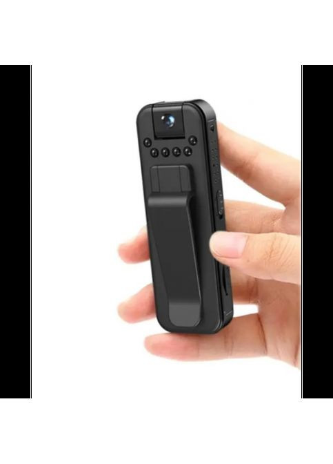 Нагрудна боді-камера відеоспостереження L7 з детектором руху та нічним баченням, Чорний No Brand (322053482)