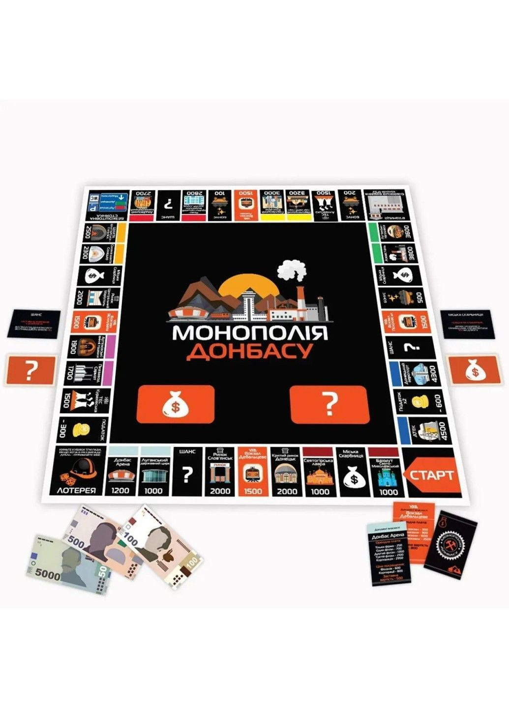 Настольная игра Монополия Донбасса PLR-0046 от 2 до 5 игроков PLAYROOM (368834655)