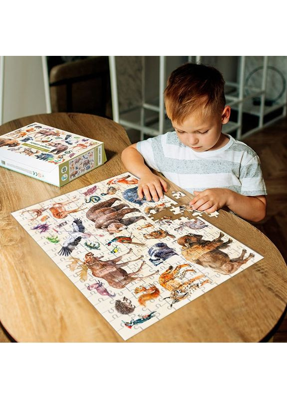 Пазл Монтессорі Лісові тварини 200 ел (300629) Dodo (329405551)