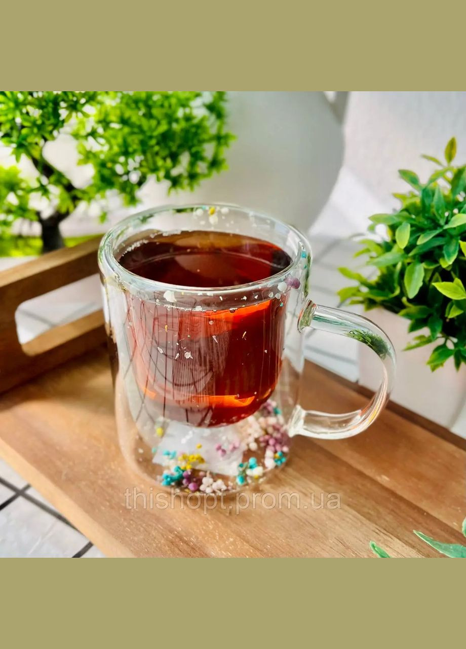 Чашка з подвійним дном 300мл Подоляночка VT-6103-350 (138946) Vittora (316592501)