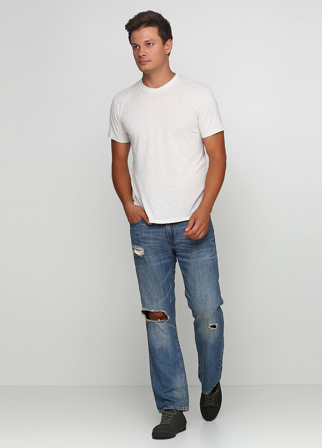 Синие демисезонные джинсы Gap