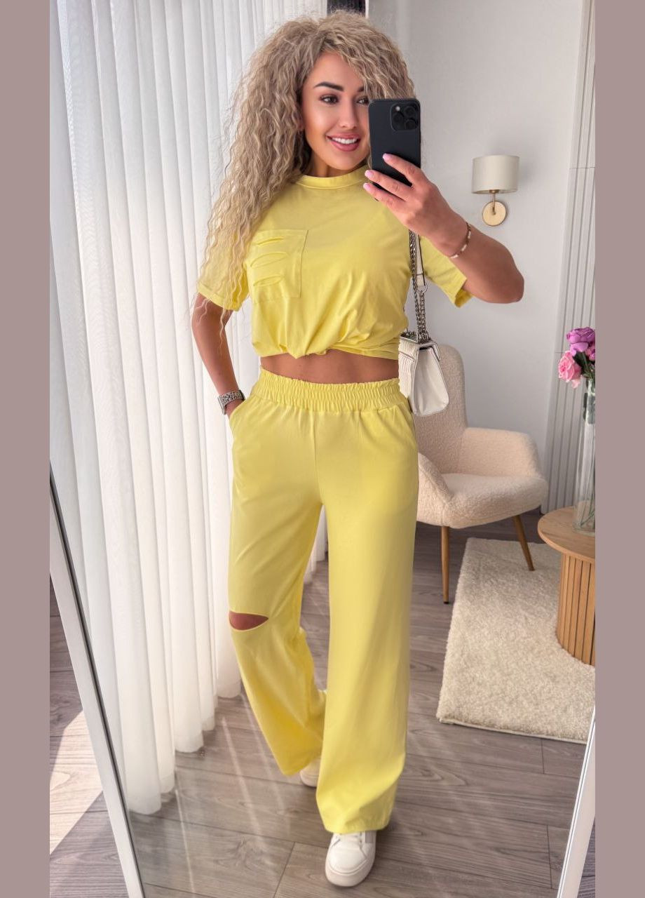 Костюм американський кулір,не кашлатиться,не парить,добре тягнеться,штани та футболка No Brand (329720917)