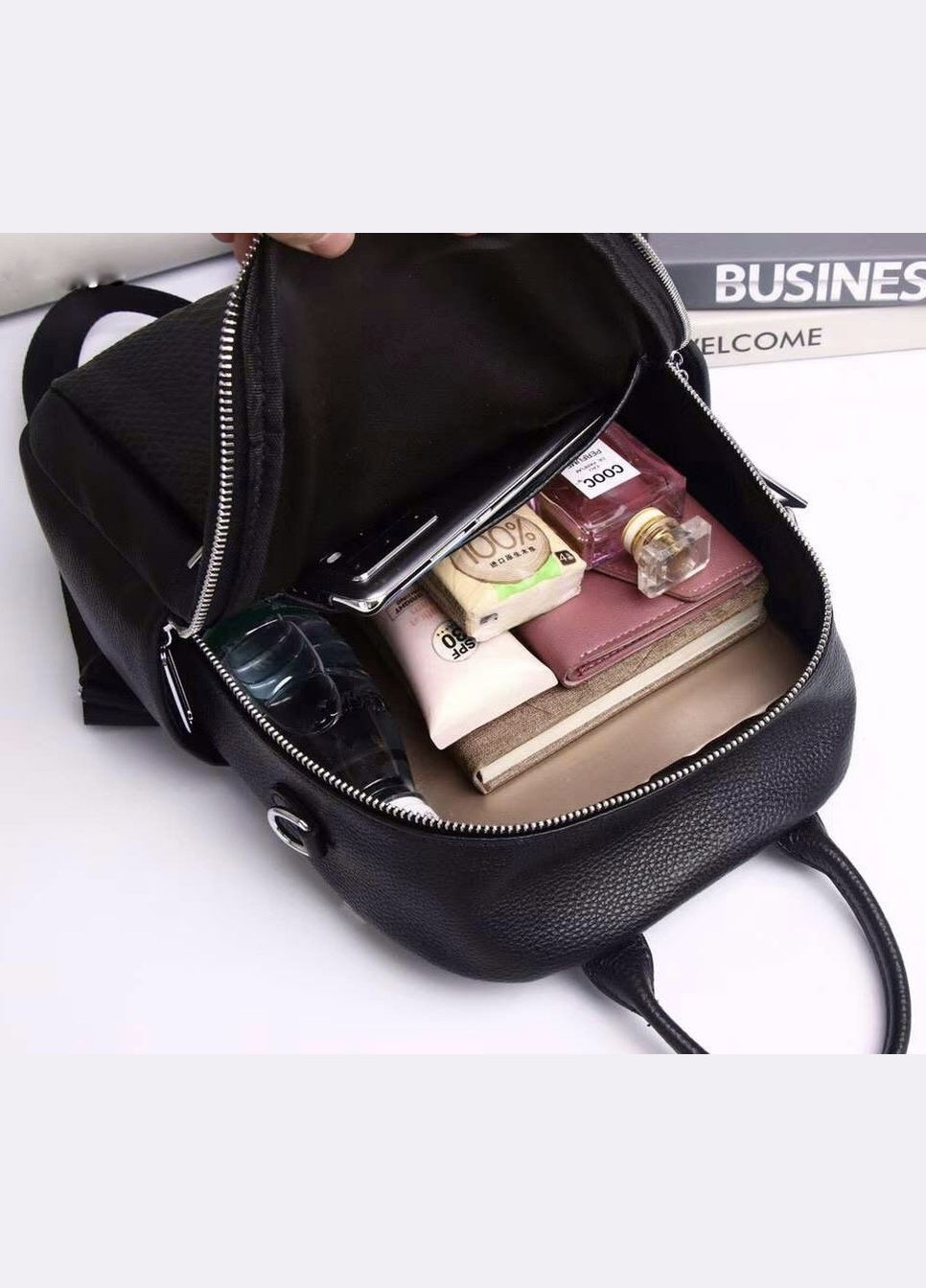 Стильний жіночий рюкзак шкіряний міський з ременцем 3551 Tiding Bag (359380759)