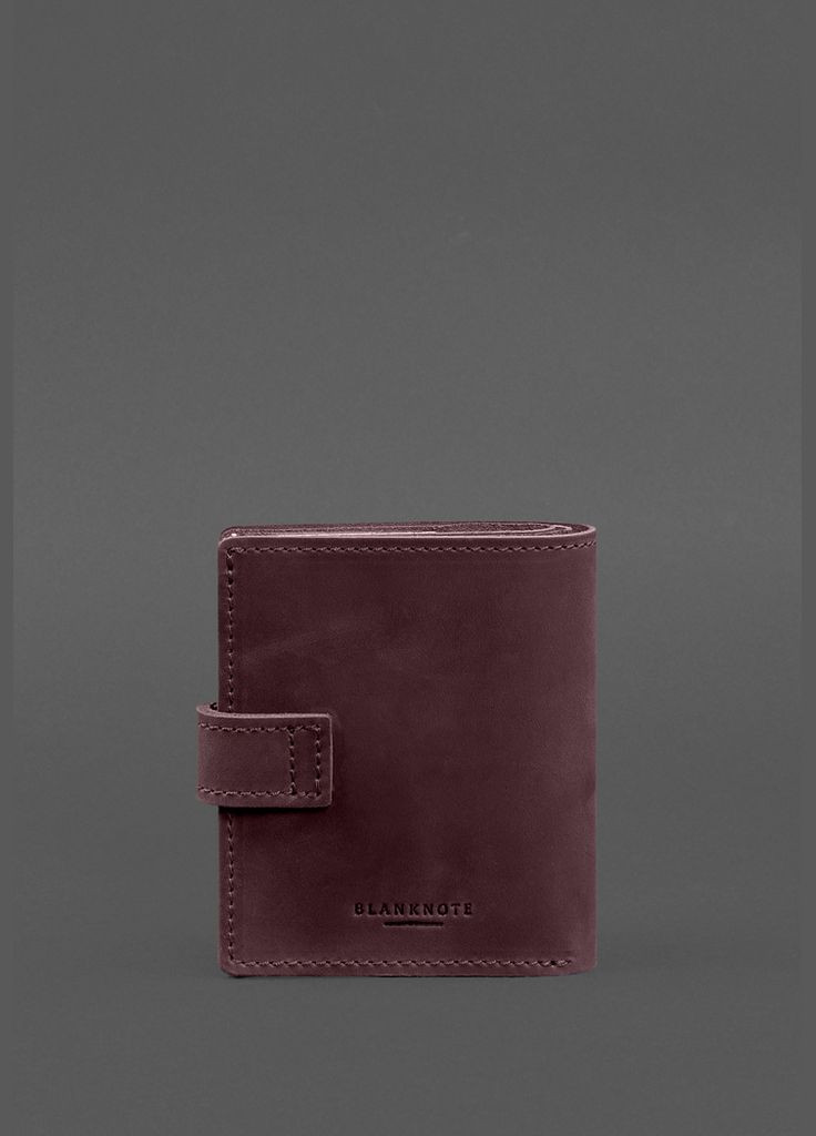 Шкіряна обкладинка-портмоне для посвідчення офіцера ДПСУ 11.2 бордовий Crazy Horse (A-028705) BlankNote (328961601)