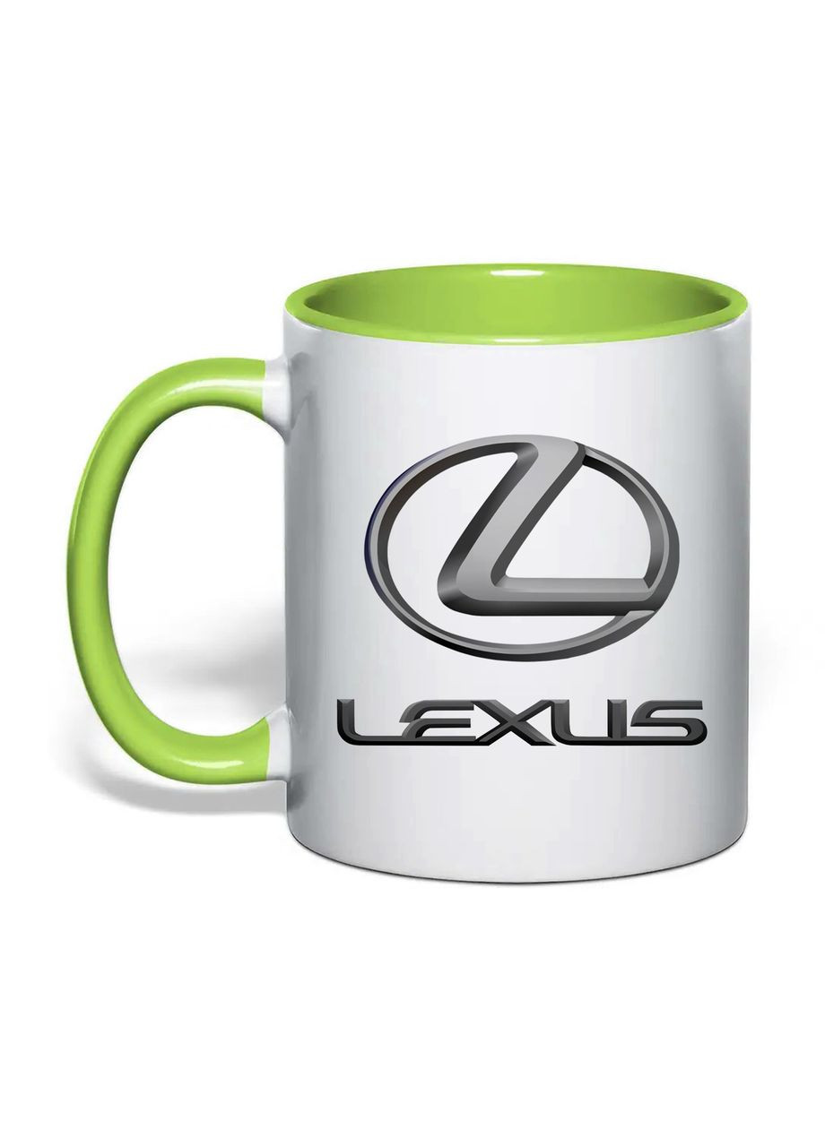 Чашка с печатью "Lexus" 330 мл (цвет салатовый) (32672) No Brand (363867230)