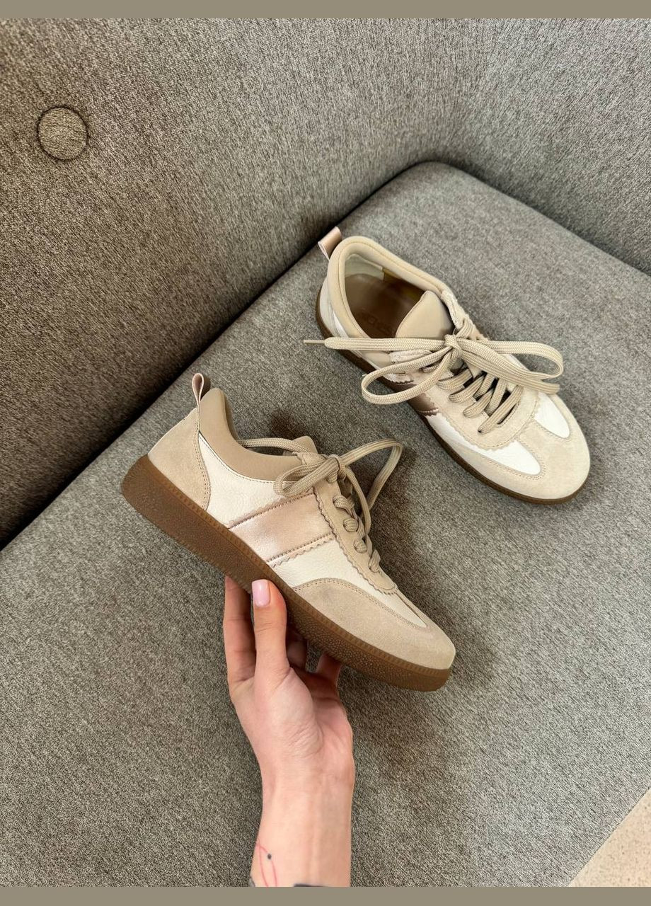 Кроссовки Richesse бежевые (337503826)