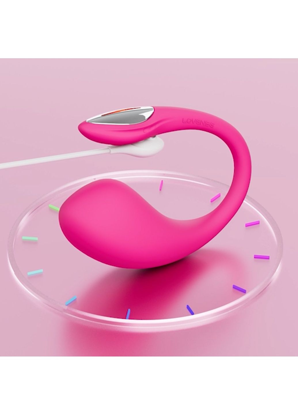 Смарт-виброяйцо Lush 4, очень мощная, быстрая зарядка, LED-подсветка - CherryLove Lovense (366962604)