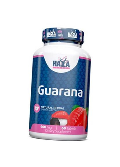 Екстракт Гуарани, Guarana, Haya 60таб (11405002) Haya Labs (322730928)