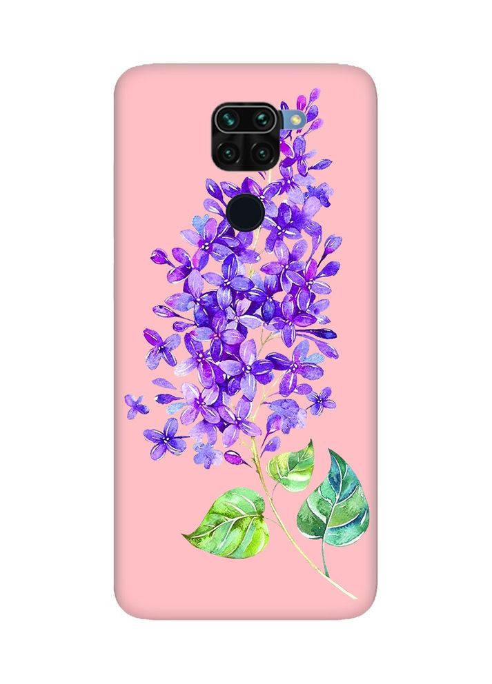 Матовый чехол на Xiaomi Redmi Note 9:: Веточка сирени (принт 280) Creative (360659054)