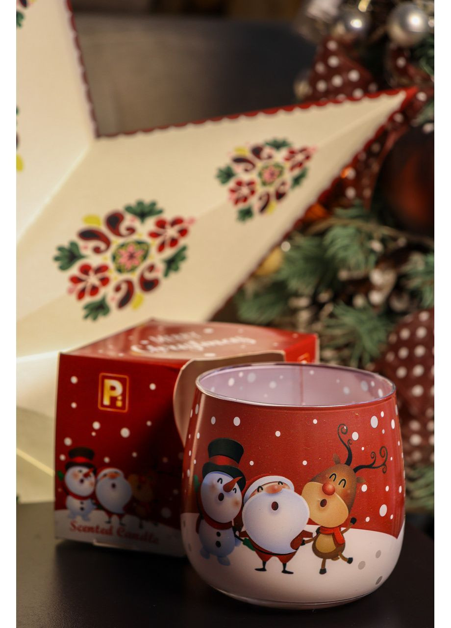 Свічка у склянці Pako Кросно "Сніговики" PAKO-IF (367055510)