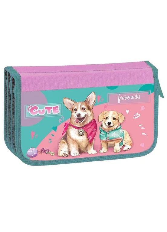 Пенал-книжка 3 відділення без відворотів "LOVE MY CORGI" 14036 KNZ Kidis (390049301)