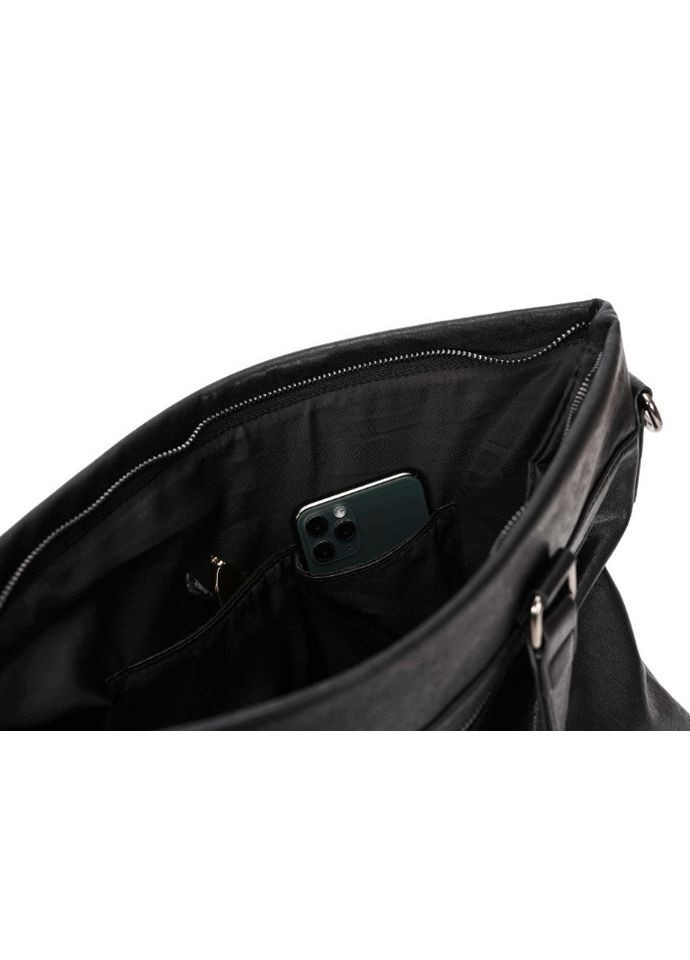 Мужской портфель сумка для документов формат А4 экокожа черный No Brand (301212032)