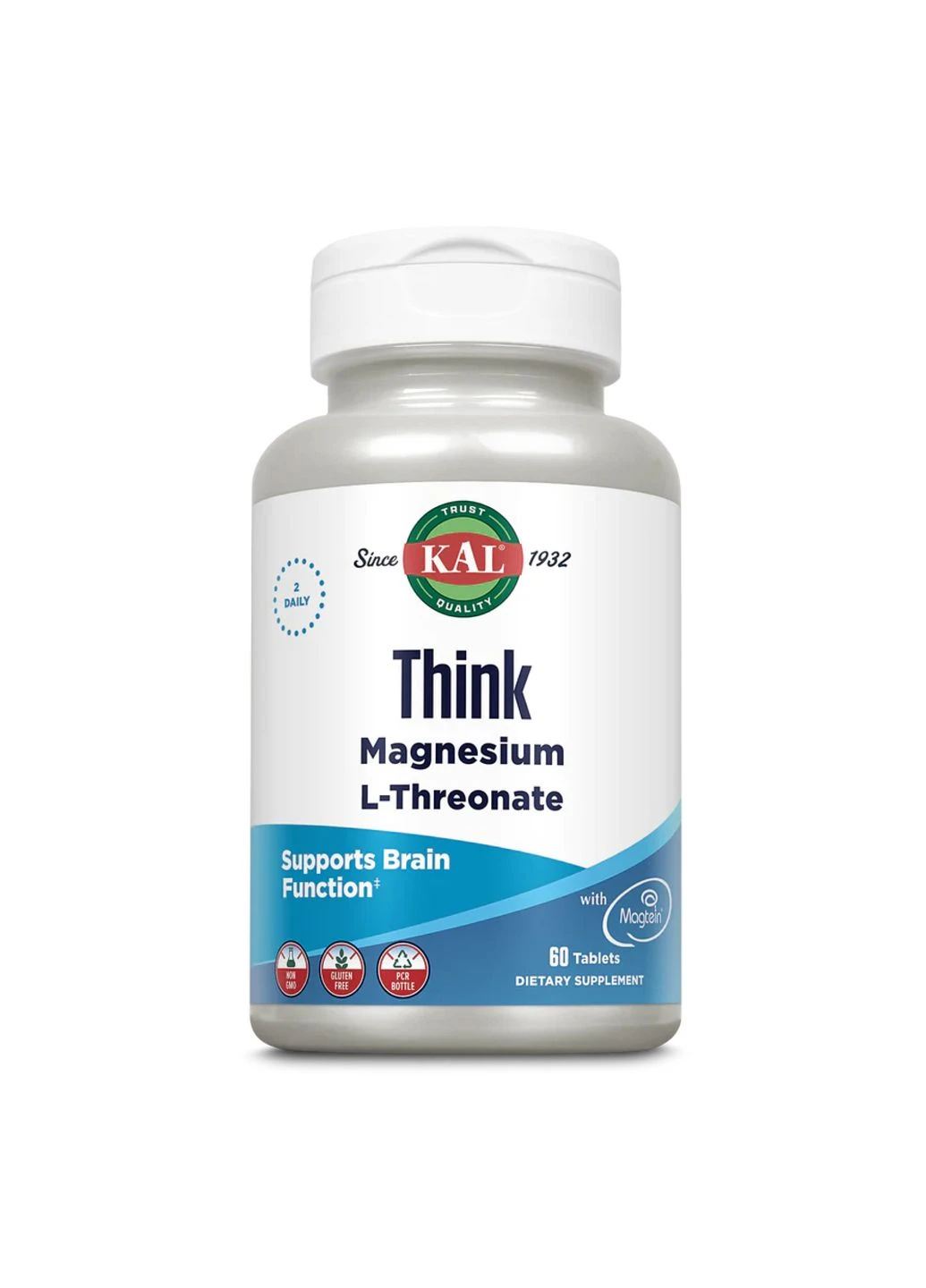 Оригінал! Think Magnesium 2000mg - 60 tabs KAL (398845686)