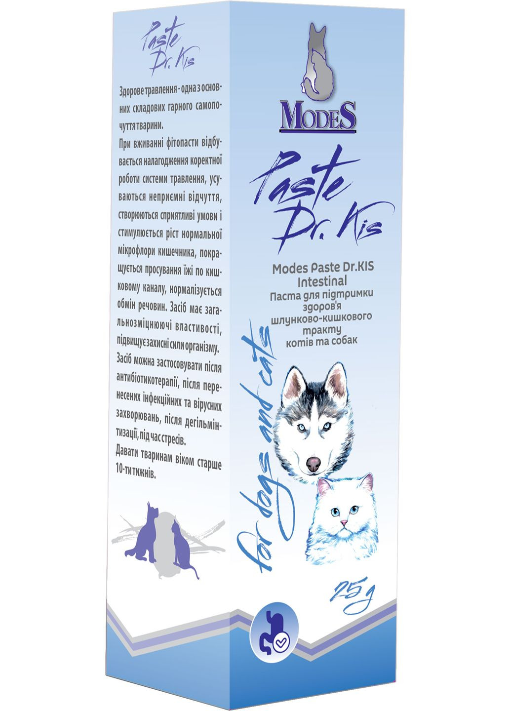 Паста для котів та собак Dr.KIS Intestinal для шлунковокишкового тракту 50 г (4820254820355) ModeS (279570285)