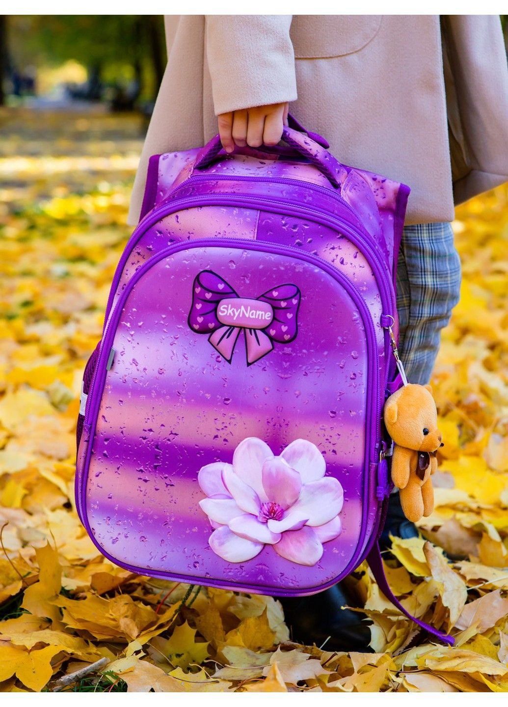 Набір шкільний для дівчинки рюкзак /SkyName R1-026 + мішок для взуття (фірмовий пенал у подарунок) Winner (291682913)