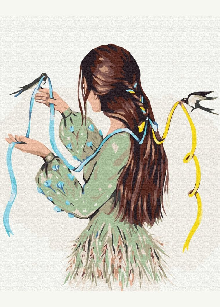 Картина за номерами " Політ свободи © Alla Berezovska " 48x60 см Brushme (371804504)