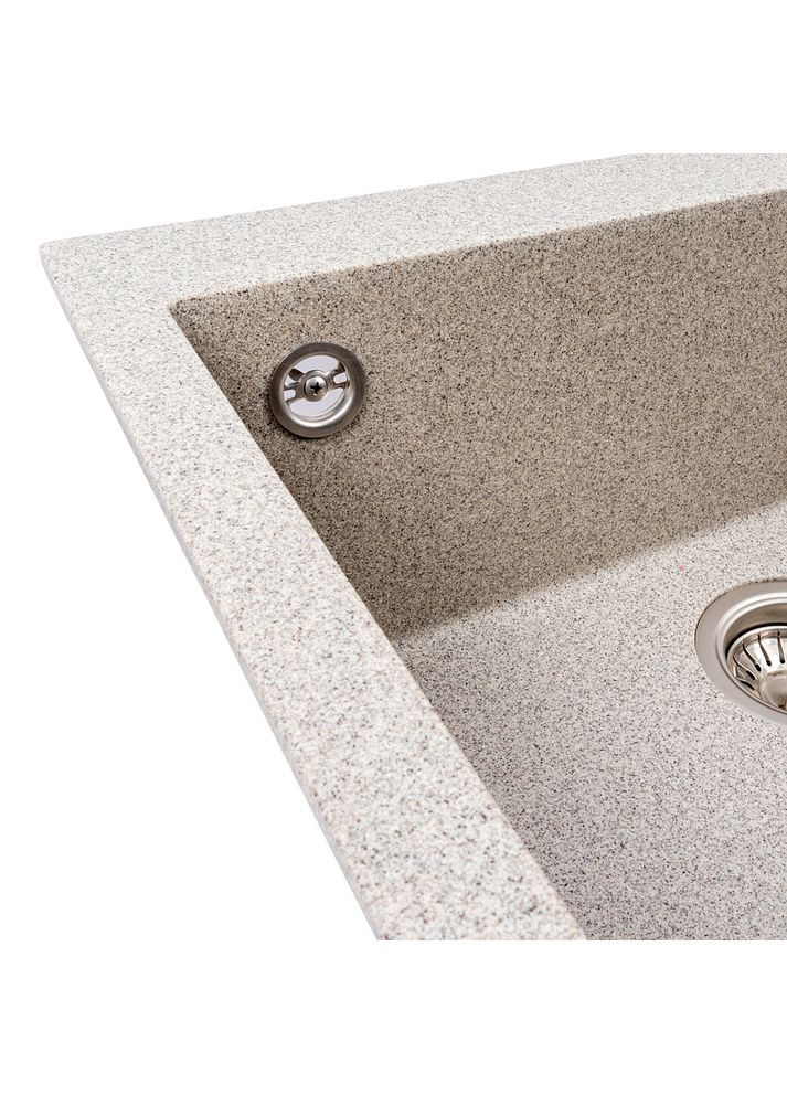 Кухонна гранітна мийка 5750 DAVINA сірий Valeso (370269011)