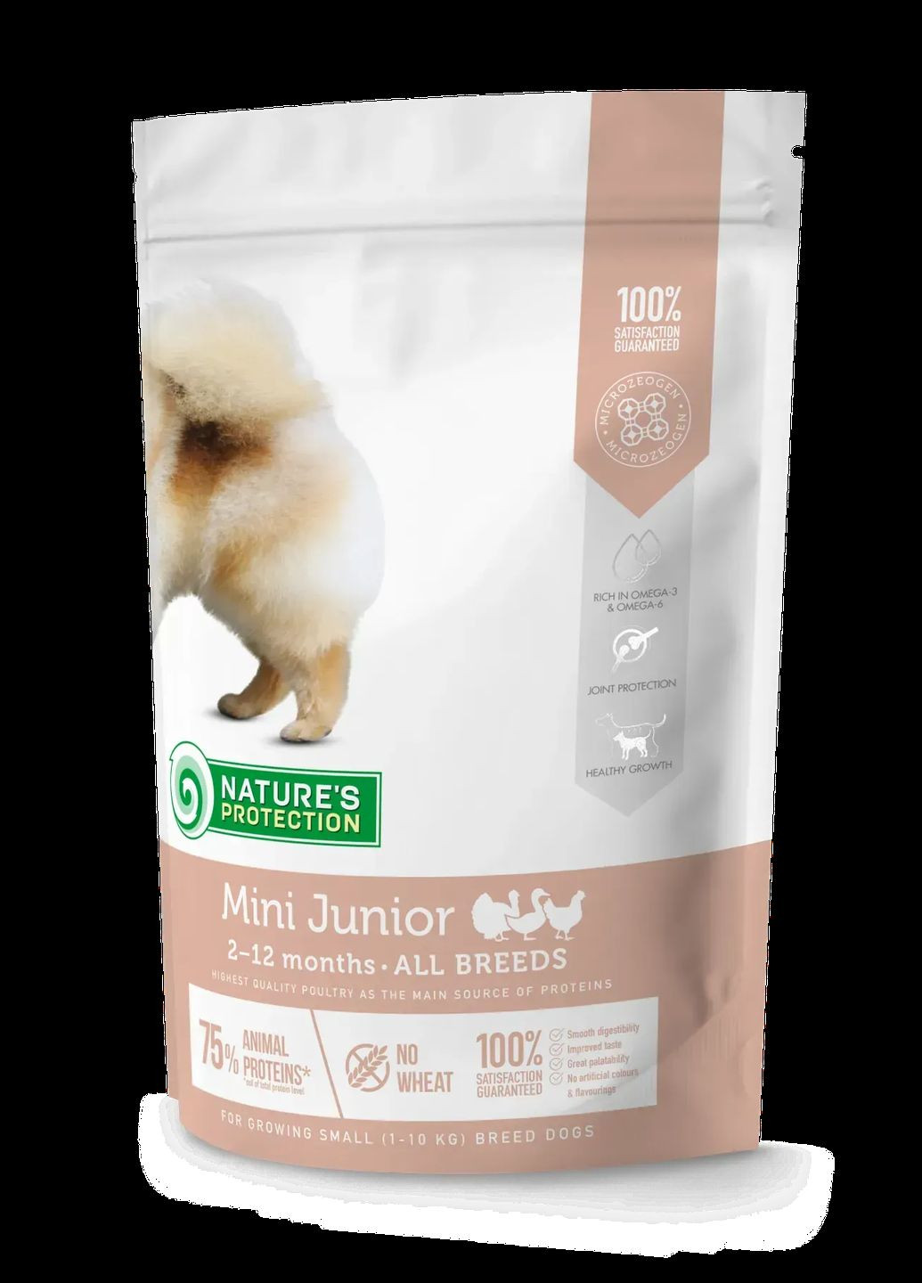 Сухий корм для цуценят малих порід Mini Junior Small Breeds 500г Nature's Protection (331012888)