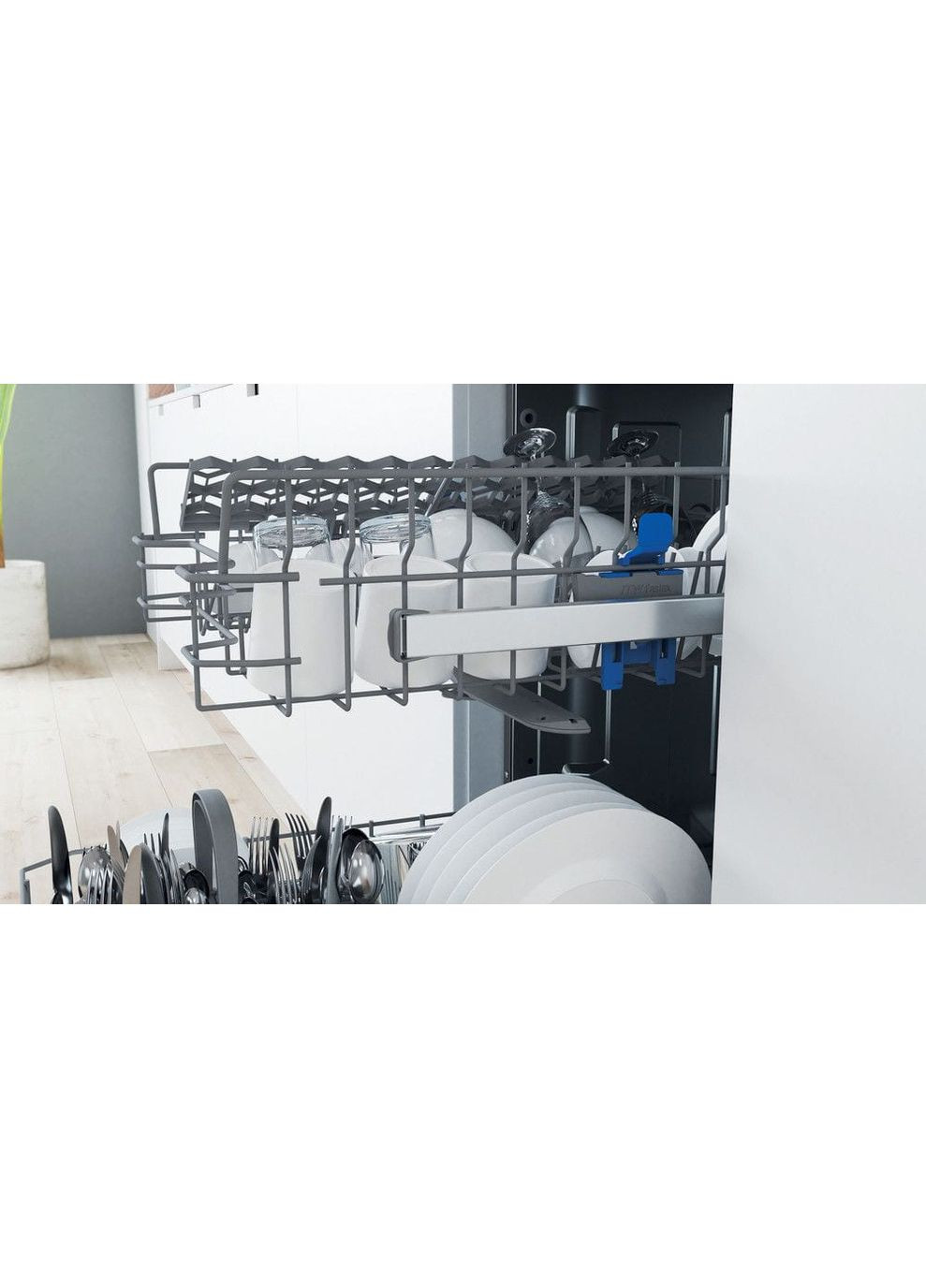 Посудомийна машина вбудована, 10компл., A+, 45см, Indesit (367073865)