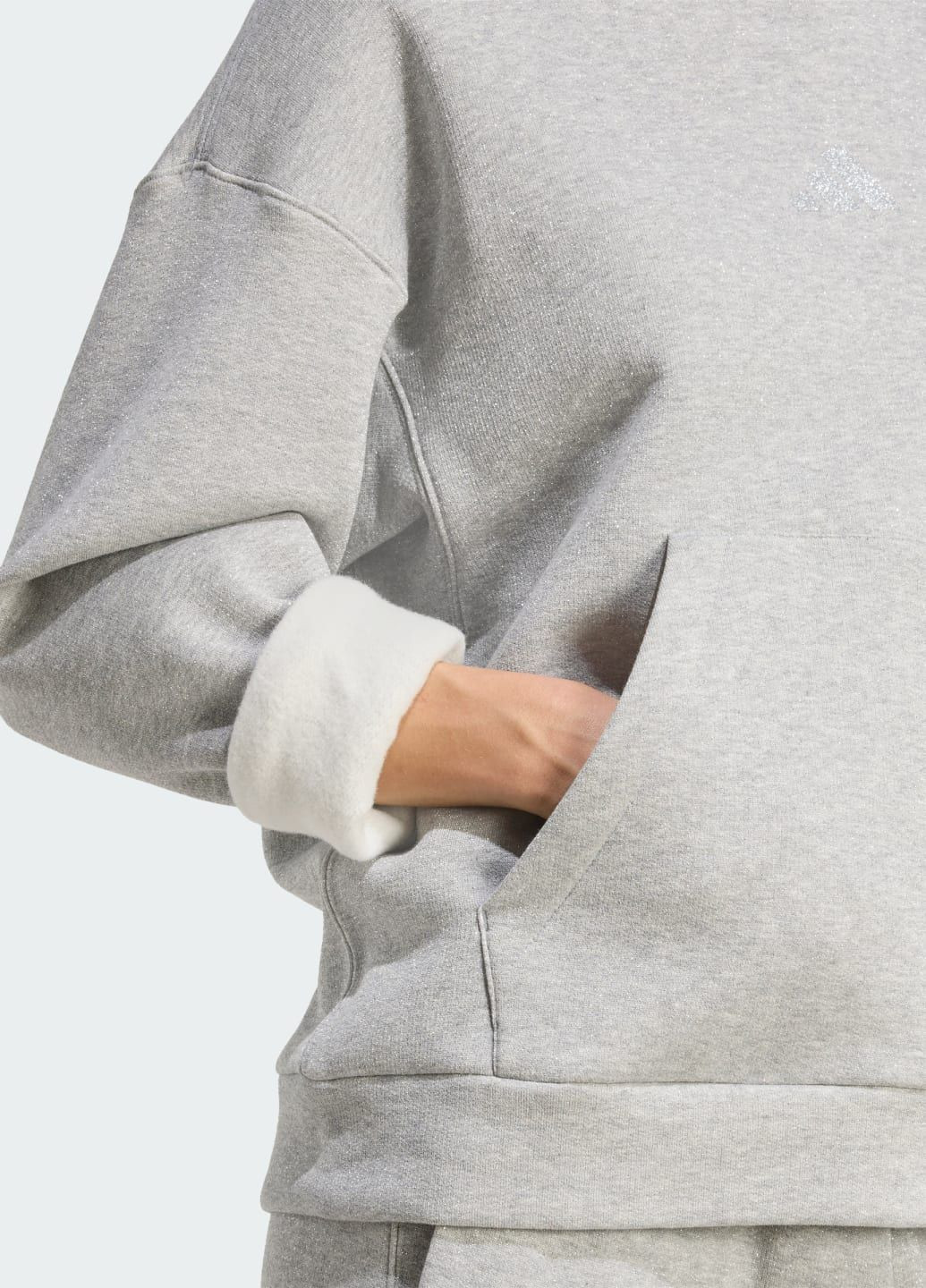 Худи ALL SZN Holiday Glitter Fleece Loose adidas (364686583)