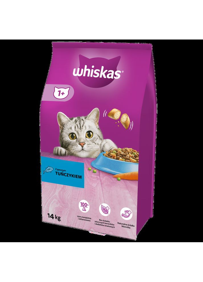 Корм для кошек adult 14 kg тунец Whiskas (303777244)