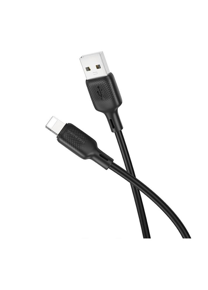 Зарядний кабель USB-Lightning для iPhone / Провід шнур юсб лайтнінг для зарядки айфона Apple пристроїв 3м Borofone (360631734)