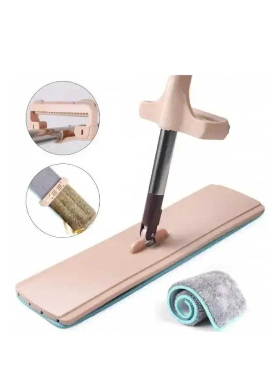 Швабра с отжимником Spin Mop 12х35 см 360 с микрофиброй для быстрой уборки. No Brand (353395834)