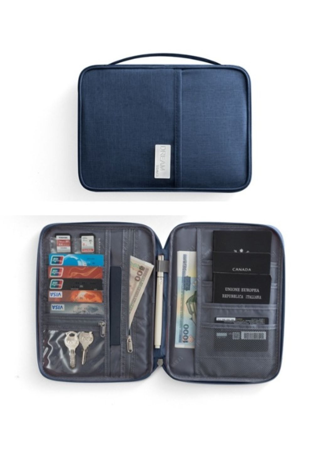 Органайзер для документов дорожный 24.5*18.5*2 см (ОДД-15-25) No Brand (370866910)