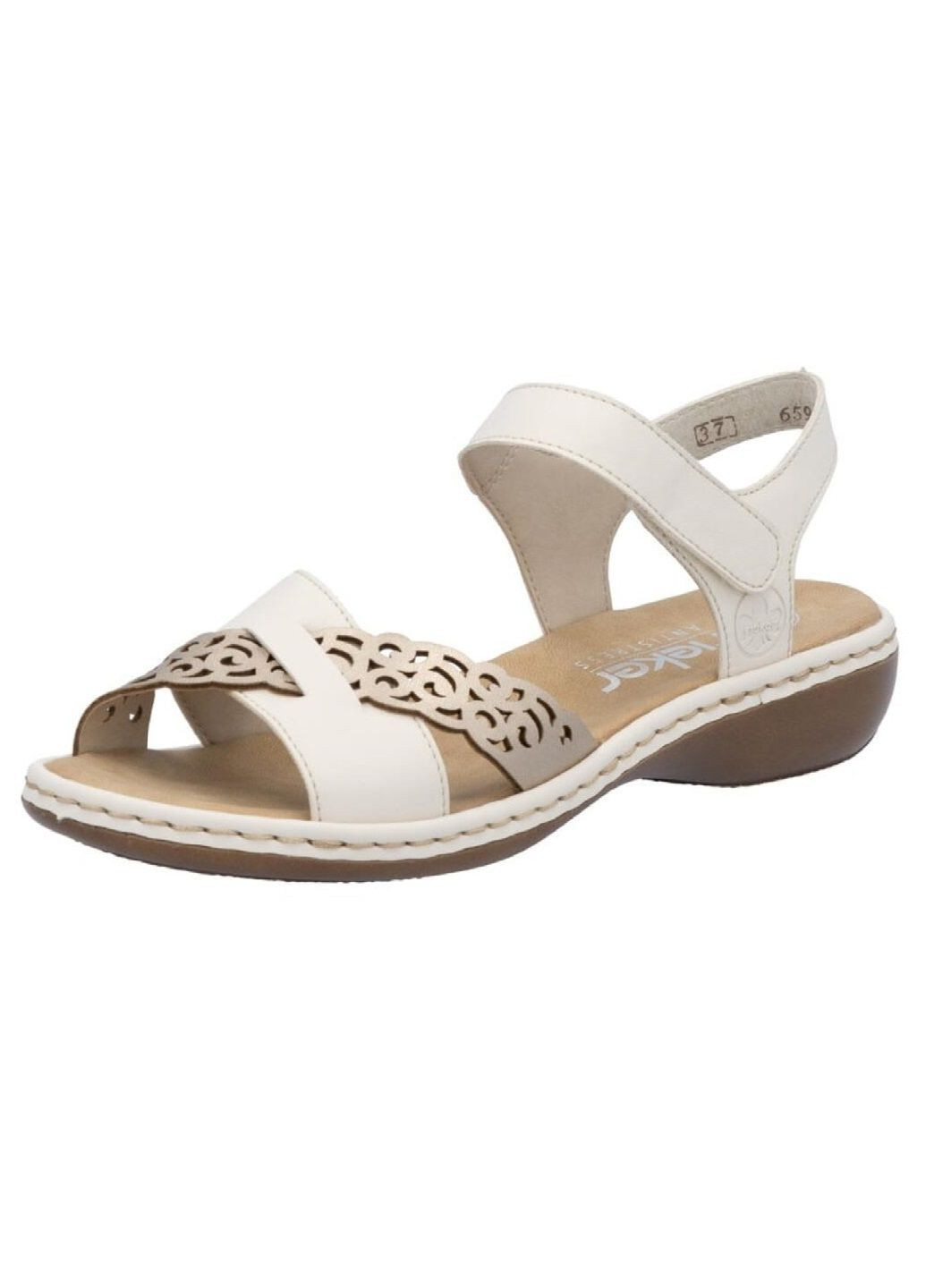 Бежевые босоножки Rieker